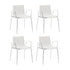 Catifa 46 Armchair unicolored Set Of 4